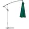 Global Industrial Cantilever Umbrella w/ Crank, Tilt & Cross Brace, Olefin Fabric, 10'W, Green 436972GN - alternate 4
